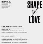 MONSTA X - 11th Mini-Album 'SHAPE of LOVE'
