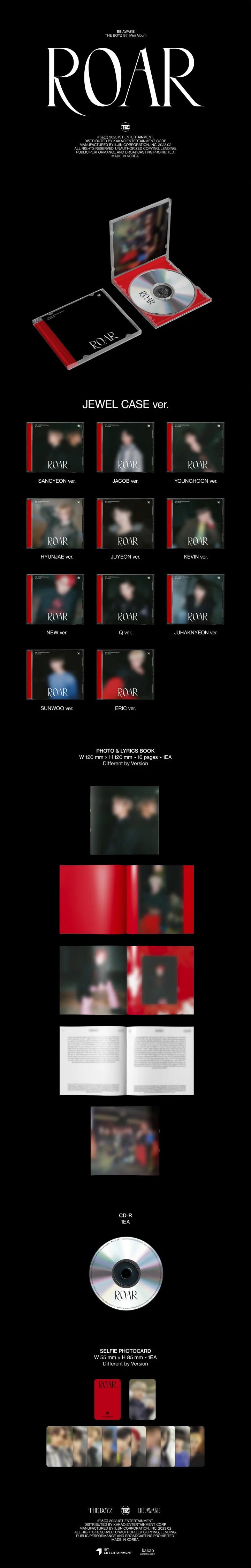 THE BOYZ 더보이즈 - 8th Mini-Album 'BE AWAKE' (Jewel Case Version)