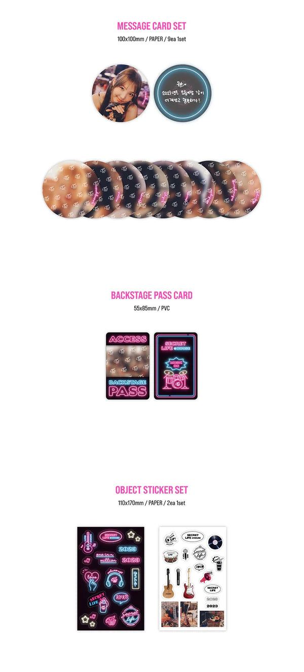 TWICE SEASON'S GREETINGS 2023 - SECRET LIFE @HOUSE - JYP SHOP