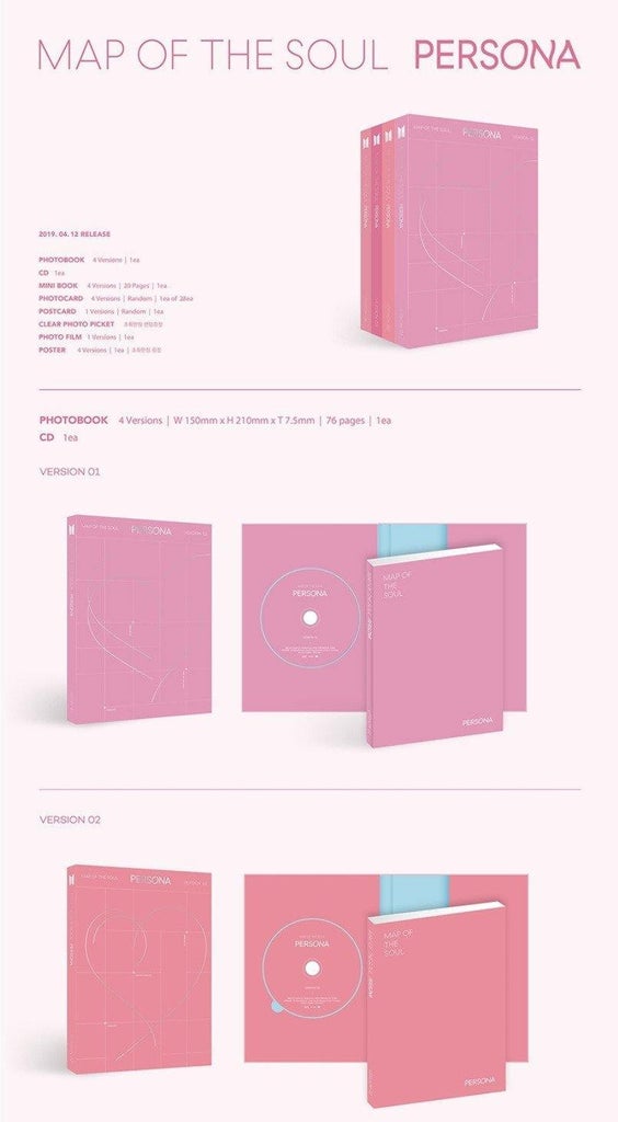 BTS 방탄소년단 - 6th Mini-Album 'MAP OF THE SOUL: Persona'