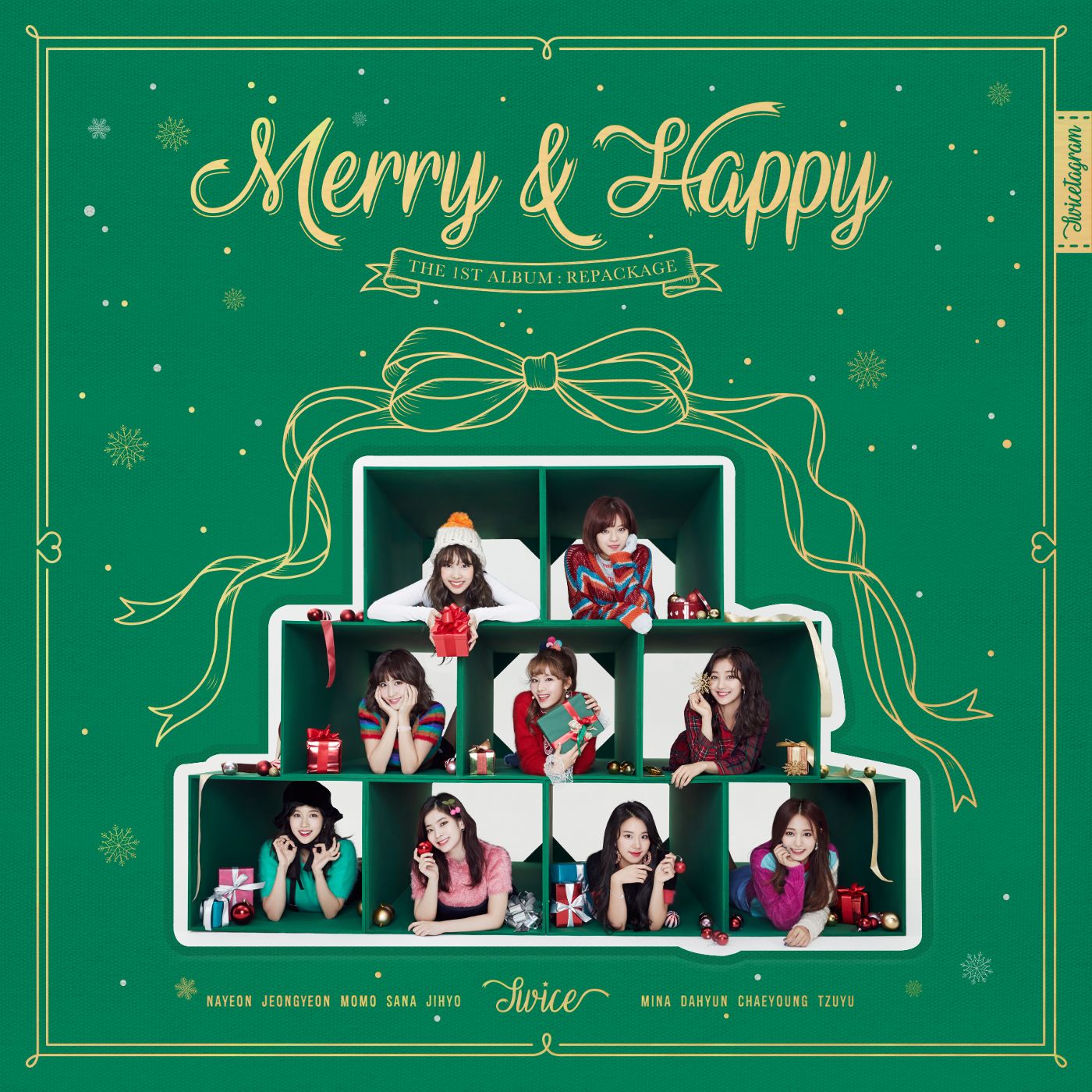 TWICE - 1st Album Repackage ‘Merry & Happy’
