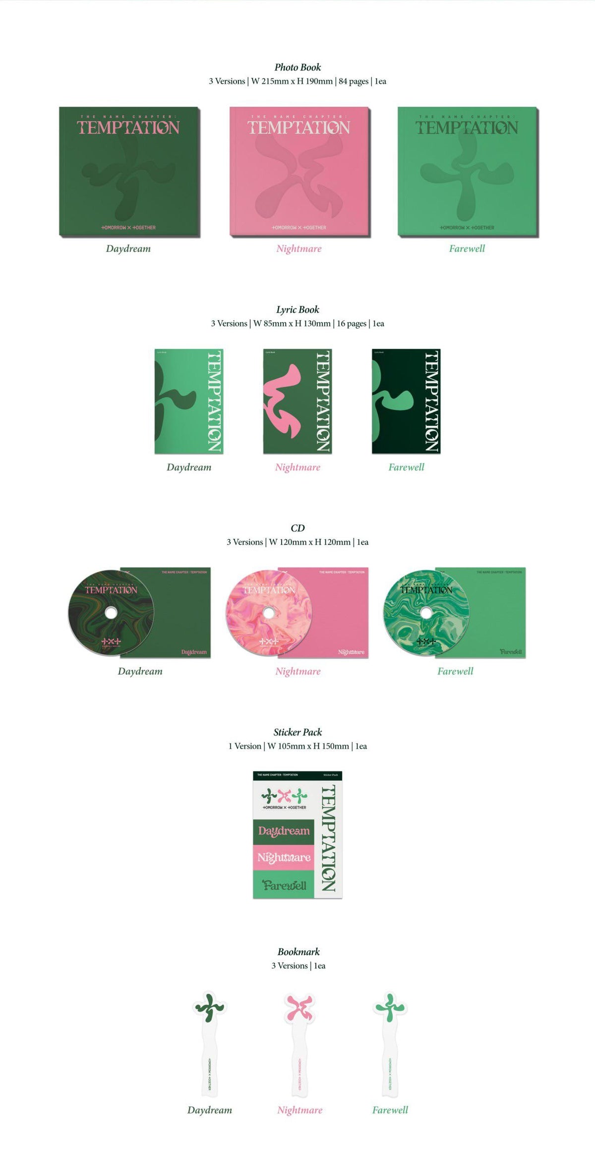 TXT - Mini-Album 'The Name Chapter: TEMPTATION'