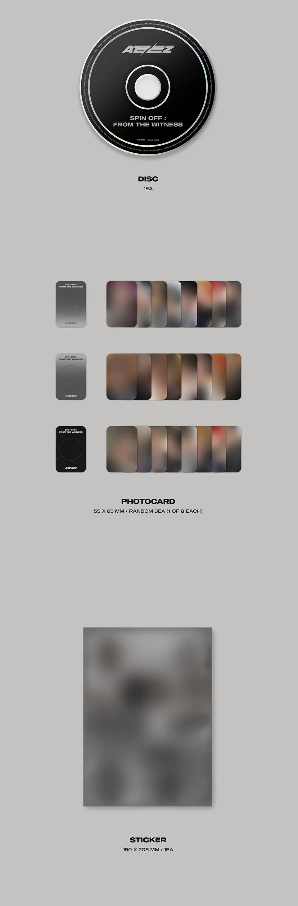 ATEEZ 에이티즈 - SPIN OFF : FROM THE WITNESS (Limited Edition - WITNESS Version)