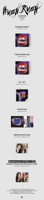LEE CHAE YEON - 1st Mini-Album 'Hush Rush' (KiT Version)