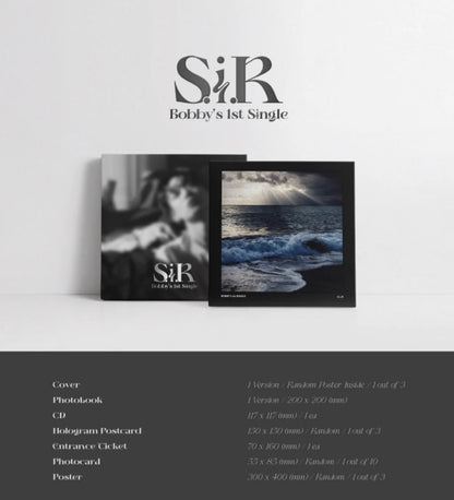 BOBBY - 1st Solo Single Album 'S.I.R'
