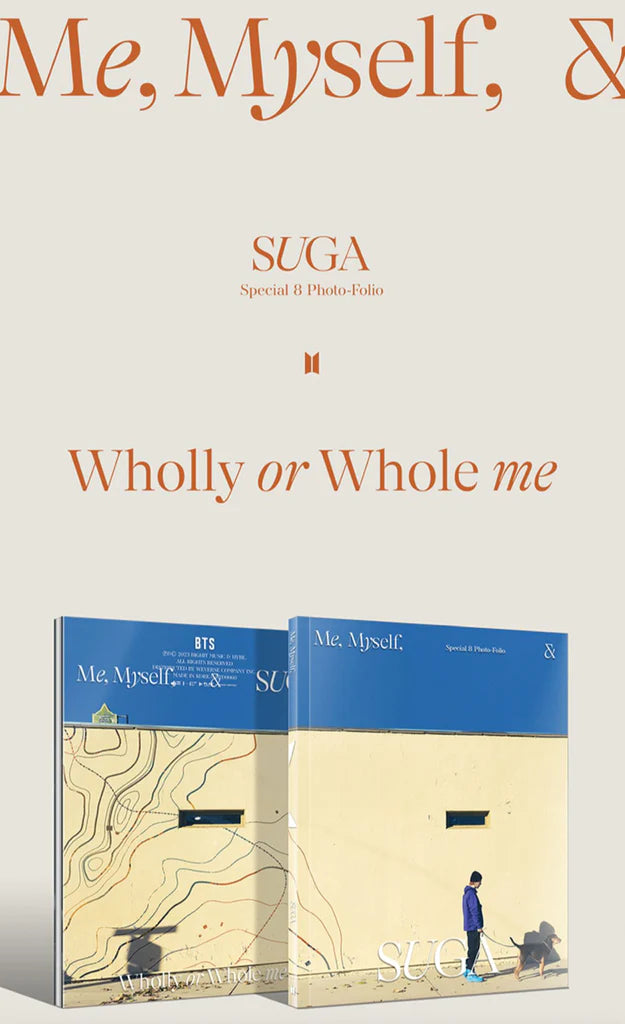 BTS - Me, Myself, & SUGA - Special 8 Photo-Folio 'Wholly or Whole me'