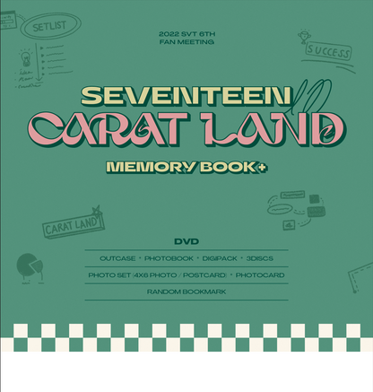 Seventeen 세븐틴 - 2022 SVT 6TH FAN MEETING 'SEVENTEEN in CARAT LAND' Memory Book (DVD Set)