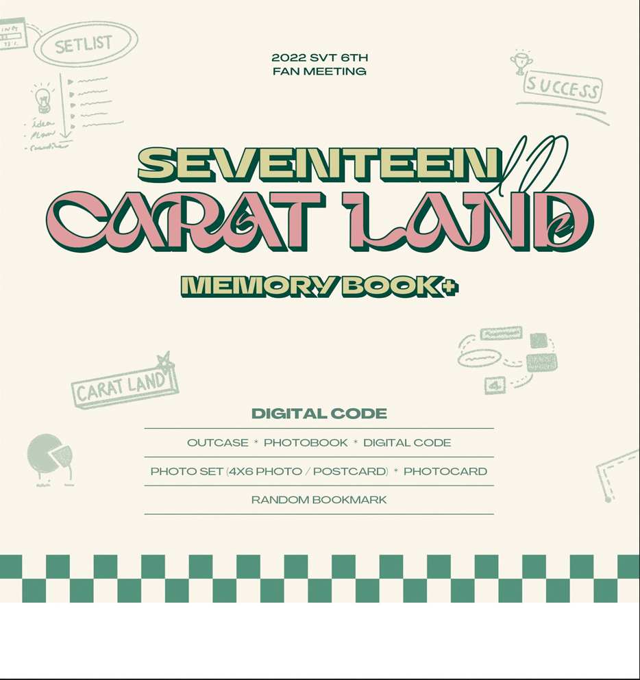 Seventeen 세븐틴 - 2022 SVT 6TH FAN MEETING 'SEVENTEEN in CARAT LAND' Memory Book (Digital Code)