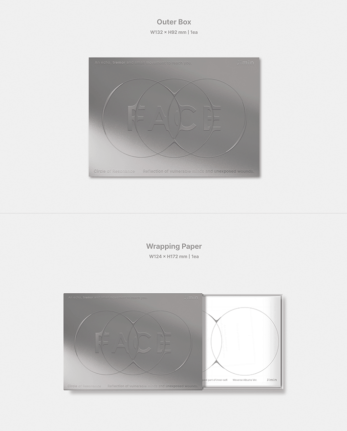 BTS - JIMIN - 1st Solo Album 'FACE' (Weverse Version)