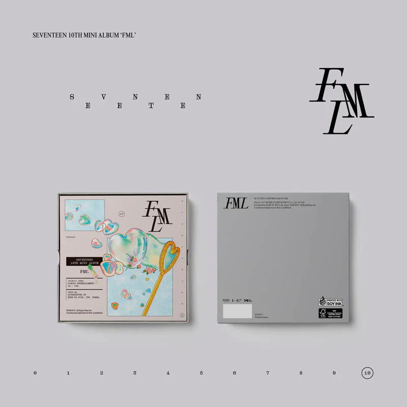 Seventeen 세븐틴 - 10th Mini-Album 'FML' (Carat Version) (Random)