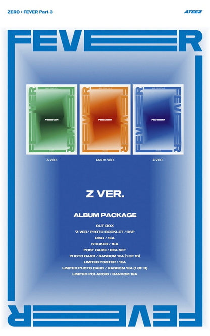 ATEEZ 에이티즈 - 7th Mini-Album 'ZERO: FEVER Part. 3'