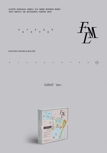 Seventeen 세븐틴 - 10th Mini-Album 'FML' (Carat Version) (Random)