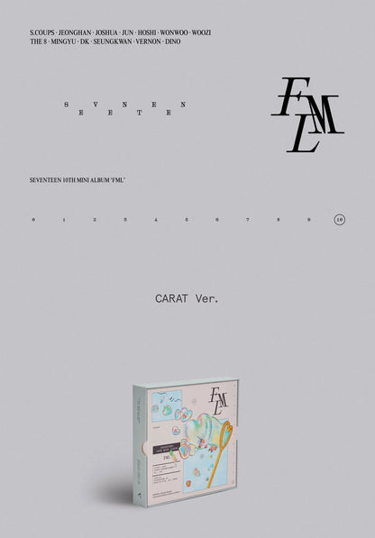 Seventeen 세븐틴 - 10th Mini-Album 'FML' (Carat Version Seventeen 세븐틴 - 10th Mini-Album 'FML' (Carat Version