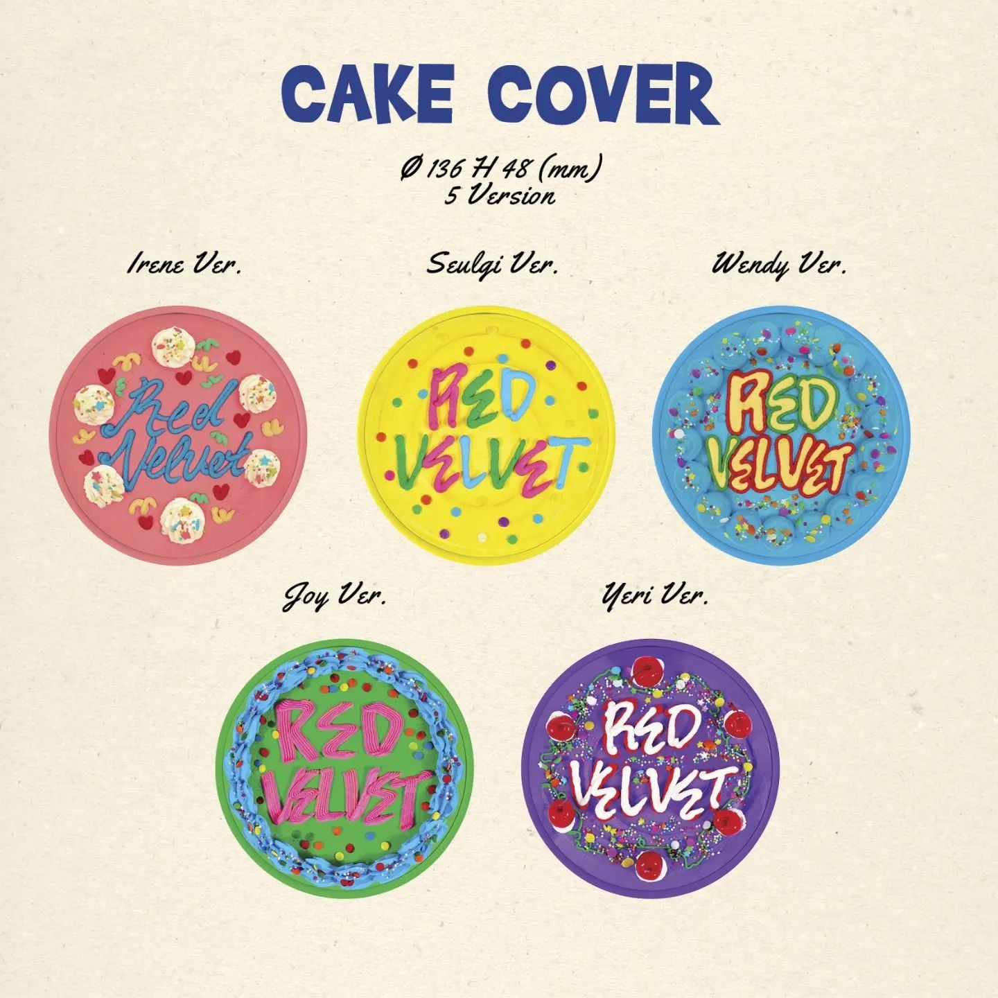 Red Velvet birthday album (cake store version) - Limited edition Joy version