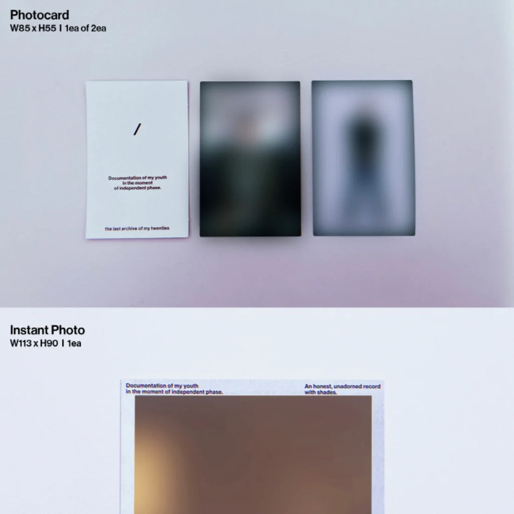 BTS - RM - 1st Single 'Indigo' (Weverse Postcard Version)