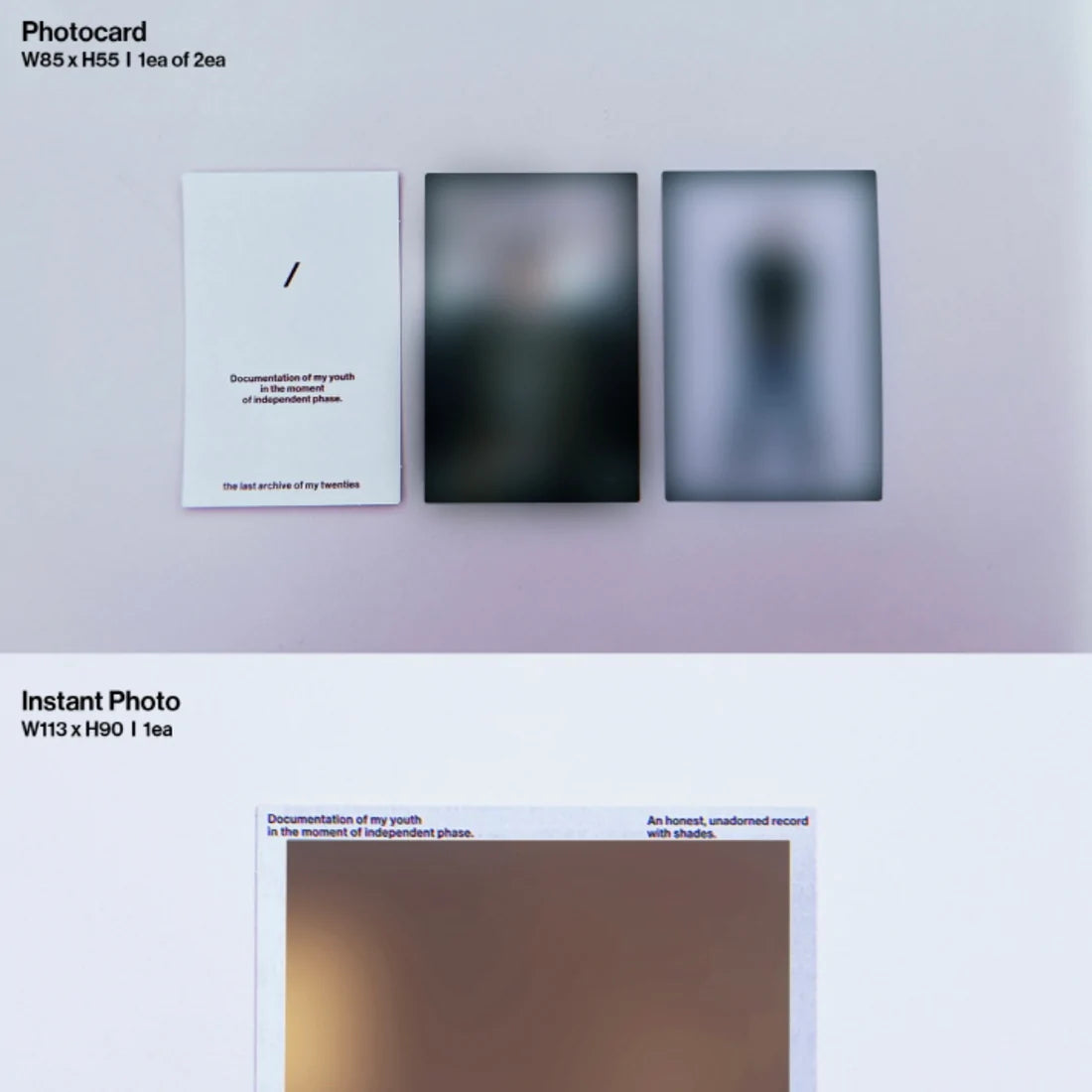 BTS - RM - 1st Single 'Indigo' (Weverse Postcard Version)