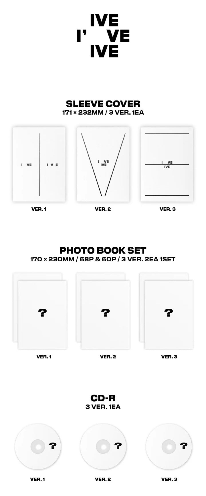 IVE - 1st Full Album 'I'VE IVE'