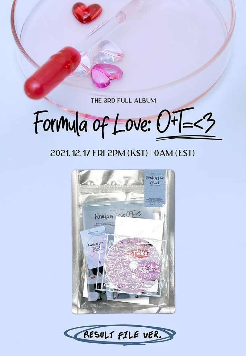 TWICE 트와이스 - 3rd Full Album 'Formula of Love: O+T=<3' (Result File Version)