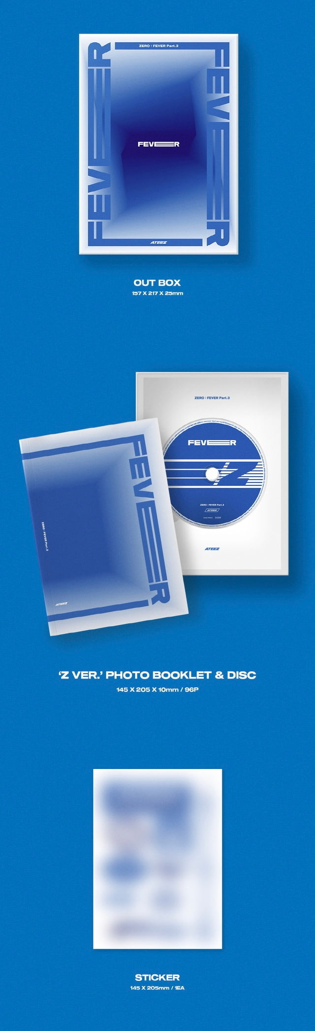 ATEEZ 에이티즈 - 7th Mini-Album 'ZERO: FEVER Part. 3'