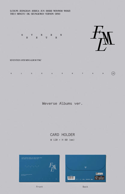 Seventeen 세븐틴 - 10th Mini-Album 'FML' (Weverse Albums Version)