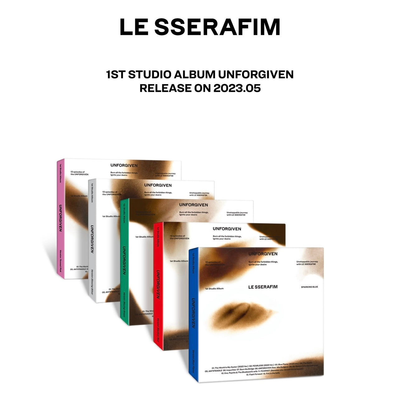 LE SSERAFIM - 1st Studio Album ‘UNFORGIVEN’ (Compact Version) – Kloud K ...