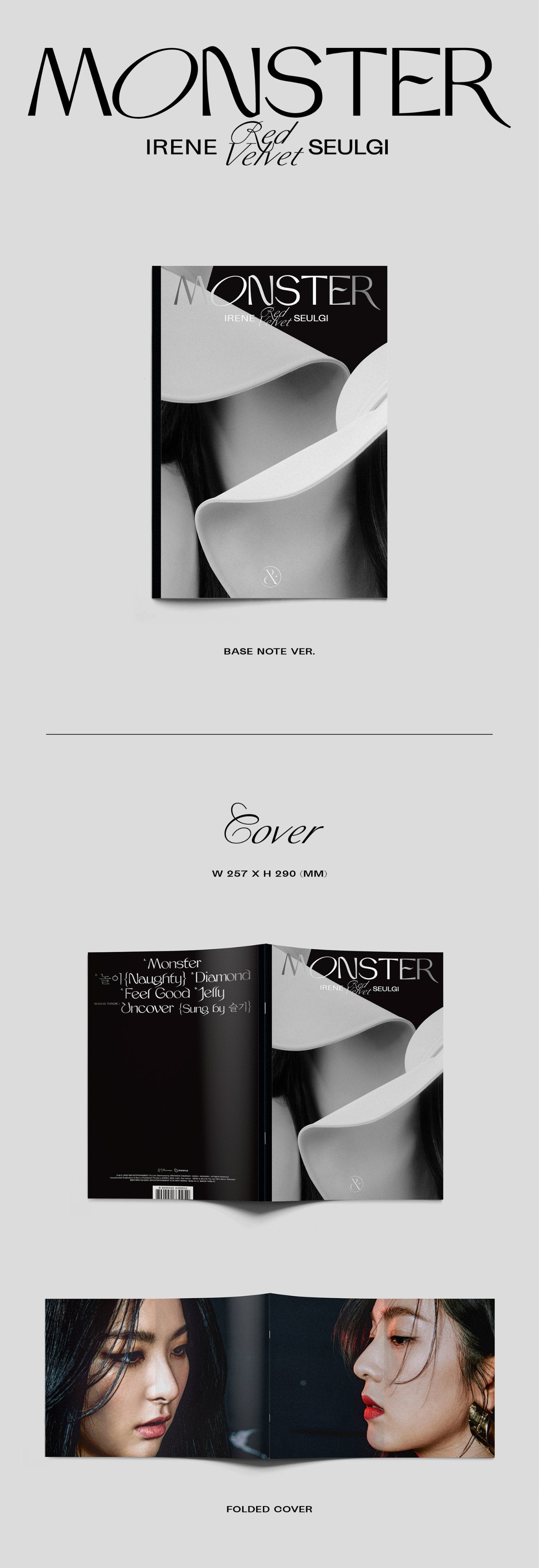 Red Velvet - IRENE & SEULGI - 1st Mini Album ‘Monster’ (Base Note Ver.)