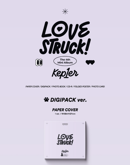 Kep1er - 4th Mini-Album ‘LOVESTRUCK!’ (Digipack Version)
