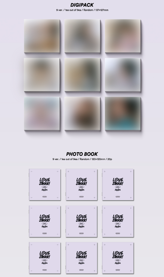 Kep1er - 4th Mini-Album ‘LOVESTRUCK!’ (Digipack Version)