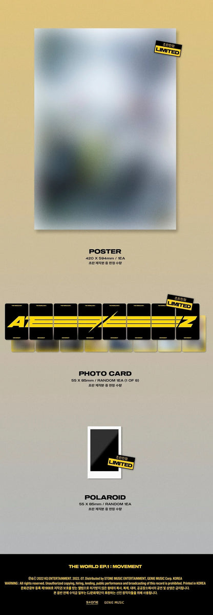ATEEZ 에이티즈 - 8th Mini-Album 'THE WORLD EP. 1: MOVEMENT'