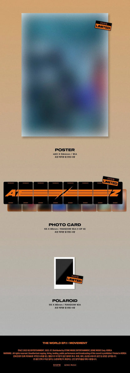 ATEEZ 에이티즈 - 8th Mini-Album 'THE WORLD EP. 1: MOVEMENT'