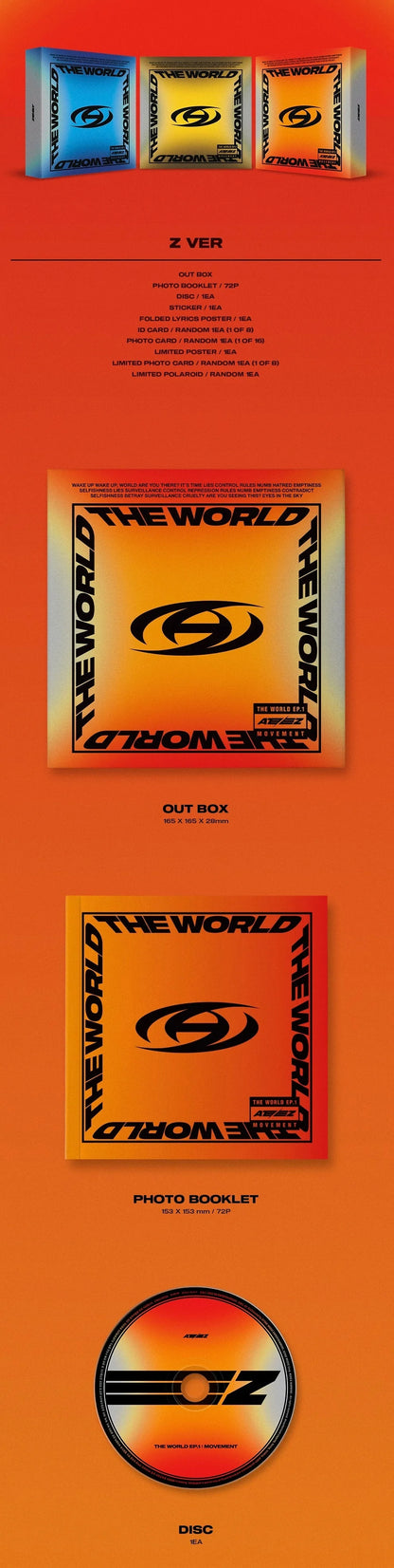 ATEEZ 에이티즈 - 8th Mini-Album 'THE WORLD EP. 1: MOVEMENT'