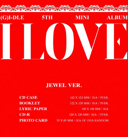 (G)I-DLE - 5th Mini-Album 'I LOVE' (Jewel Case Version)
