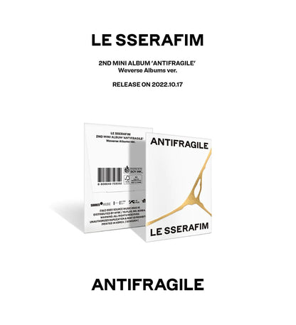 LE SSERAFIM - 2nd Mini-Album ‘ANTIFRAGILE’ (Weverse Albums Version)