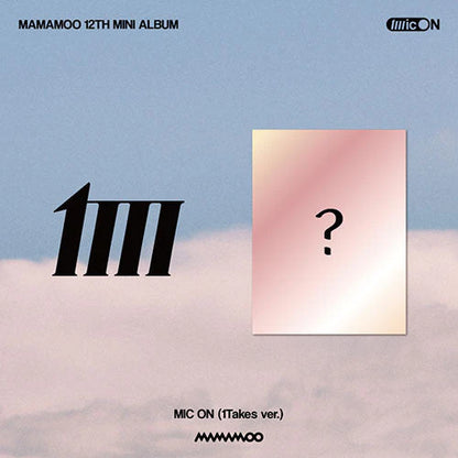 Apple POB] MAMAMOO - 12nd Mini Album [MIC ON] (1Takes Ver.)