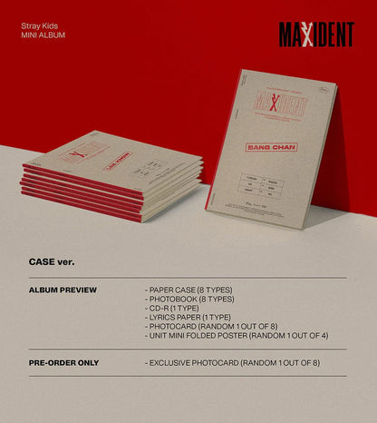 Stray Kids - Mini-Album 'MAXIDENT' (Case Version)