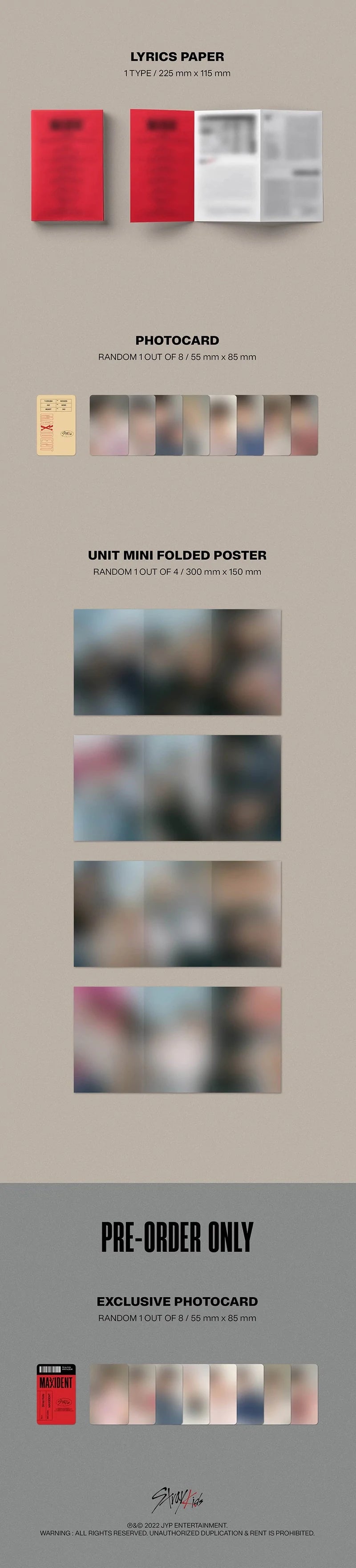 Stray Kids - Mini-Album 'MAXIDENT' (Case Version)