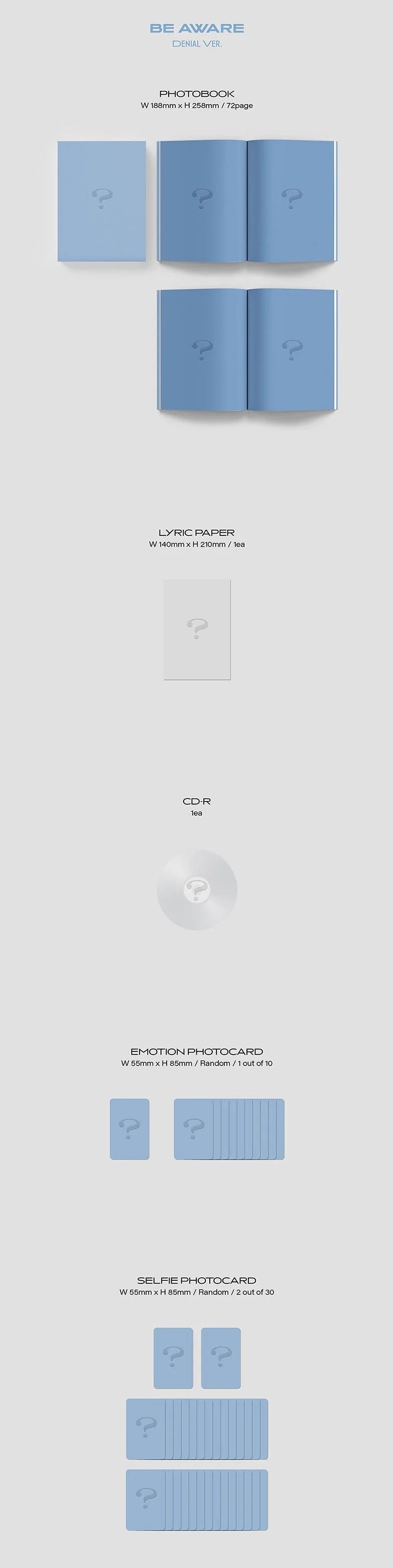 THE BOYZ 더보이즈 - 7th Mini-Album 'BE AWARE' (Photobook Version)