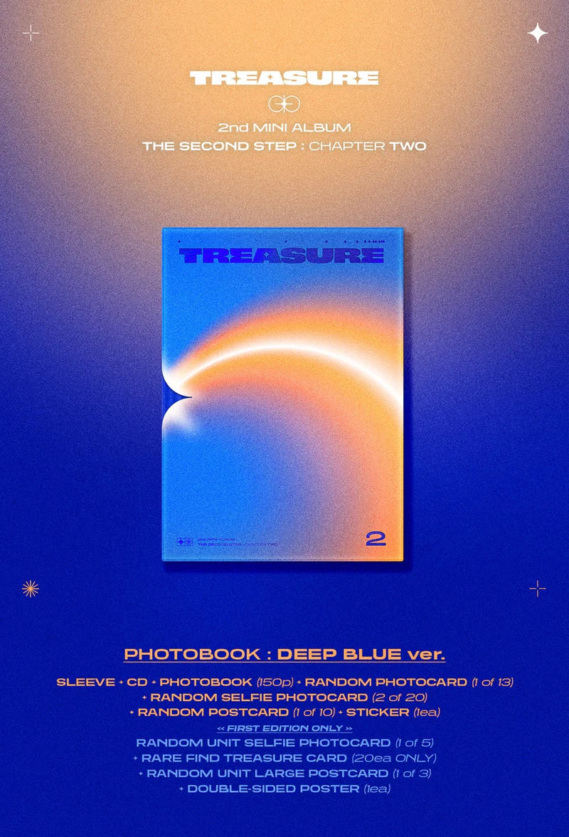 TREASURE - 2nd Mini-Album ‘THE SECOND STEP: CHAPTER TWO’ (Photobook) + Apple Music POB Photocard