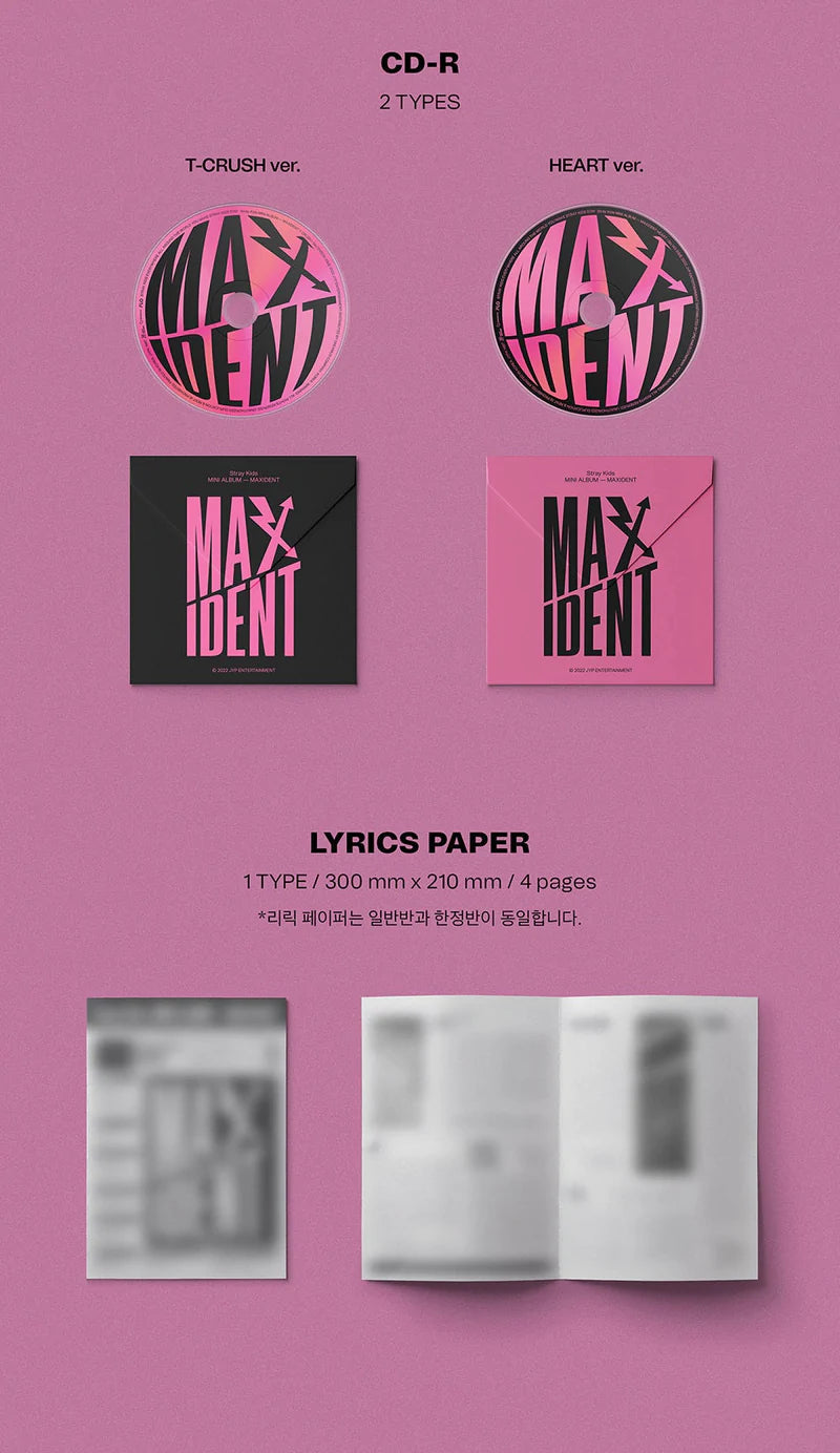 Stray Kids - Mini-Album 'MAXIDENT' (Standard Edition)