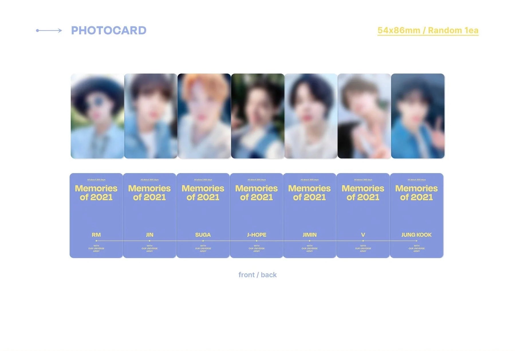 BTS - Memories of 2021 (Digital Code)