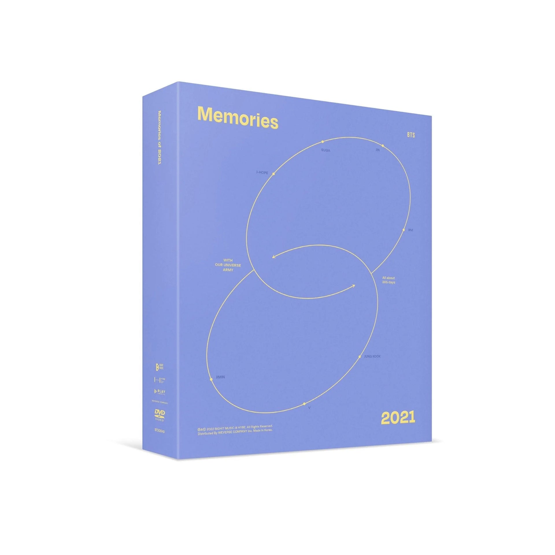 BTS - Memories of 2021 (DVD) + Weverse Gift – KLOUD K-Pop Store