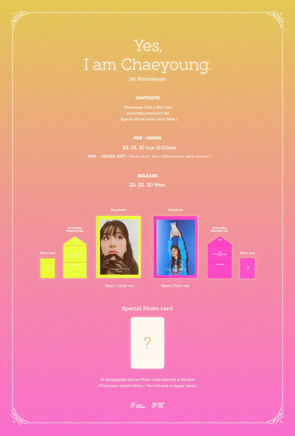 TWICE - CHAEYOUNG - 'YES, I AM CHAEYOUNG' Photobook + Apple Music POB