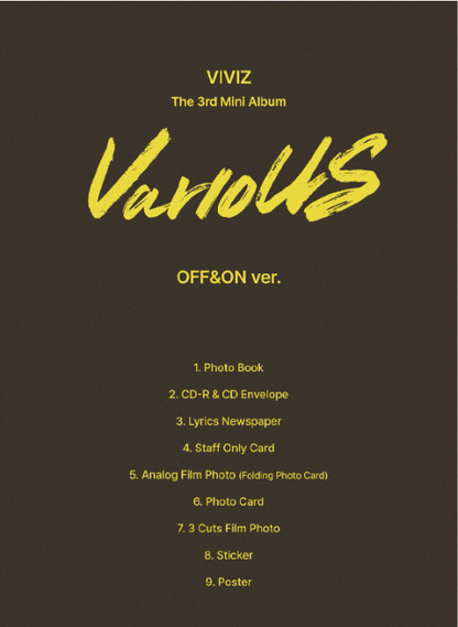 VIVIZ - 3rd Mini-Album 'VarioUS' (Photobook Version)