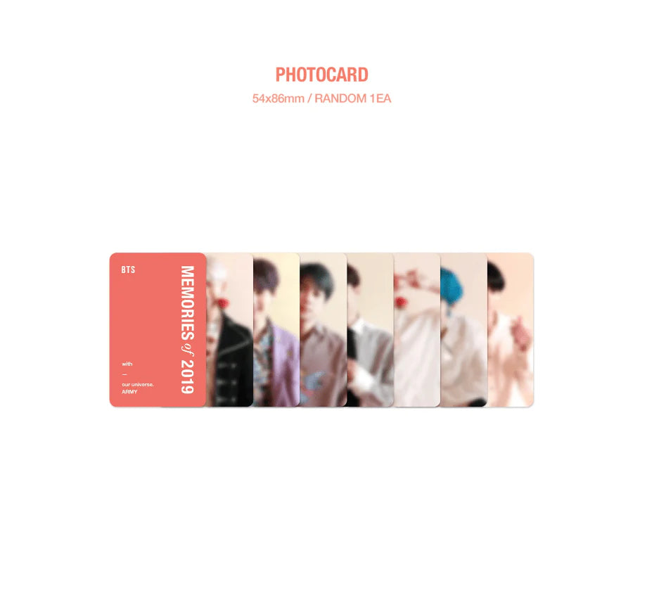 BTS - Memories of 2019 (DVD) + Weverse Gift
