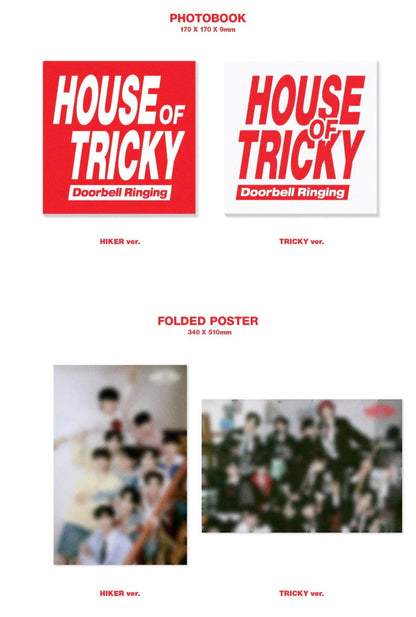 xikers - 1st Mini-Album 'HOUSE OF TRICKY: Doorbell Ringing (US Version) + hello82 Exclusive Photocard